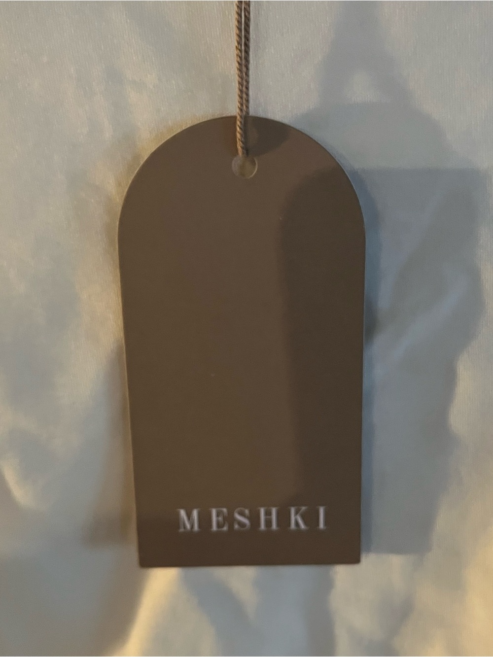 Meshki White Ruched Mini Dress - Picture 6 of 7